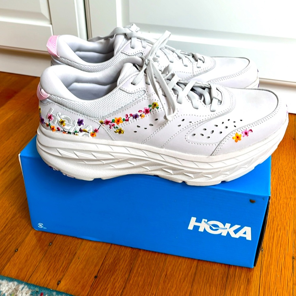 Nordstrom Exclusive Vibrant Bloom Bondi Hoka L BP 🌸 Gender Inclusive Size 8 9